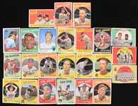 1959-89 Topps Baseball Trading Cards - Lot of 26 