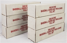 1990 Score Baseball Cards and Trivia Cards Full Factory Set (Lot of 6)
