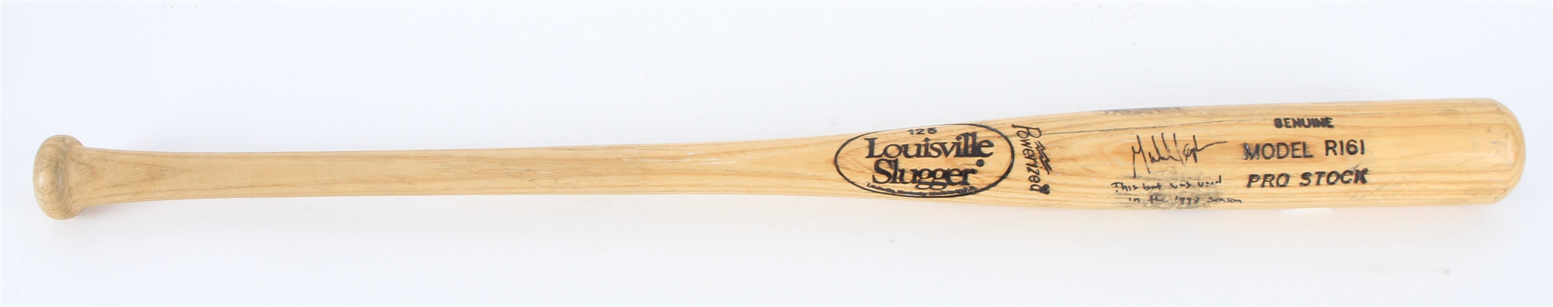 1998 Gabe Kapler Jacksonville Suns Signed Louisville Slugger Professional Model Game Used Bat (MEARS LOA/JSA) 