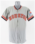 1972 Dave Roberts Houston Astros Game Worn Road Jersey (MEARS A10) First Knit, One Year Only Style Patch