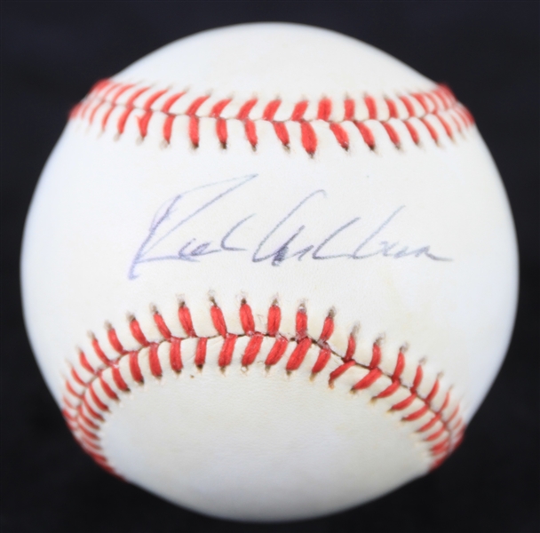 1989-90 Richie Ashburn Philadelphia Phillies Signed ONL White Baseball (JSA)