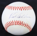 1989-90 Richie Ashburn Philadelphia Phillies Signed ONL White Baseball (JSA)