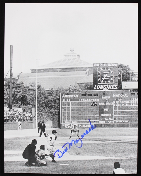 1960 Bill Mazeroski Pittsburgh Pirates Signed 11" x 14" Photo (JSA)