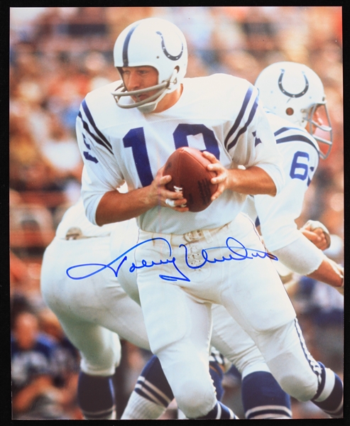 1990s Johnny Unitas Baltimore Colts Signed 8" x 10" Photo (JSA)