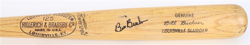 1973-75 Bill Buckner Los Angeles Dodgers Signed H&B Louisville Slugger Professional Model Game Used Bat (MEARS A9/JSA)
