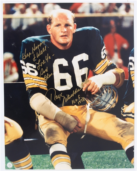 1990s Ray Nitschke Green Bay Packers Signed 11" x 14" Photo (JSA)