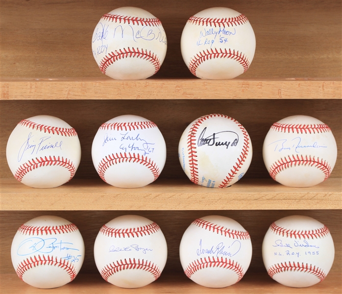 1980s-90s Signed Baseball Collection - Lot of 10 w/ & More (JSA)