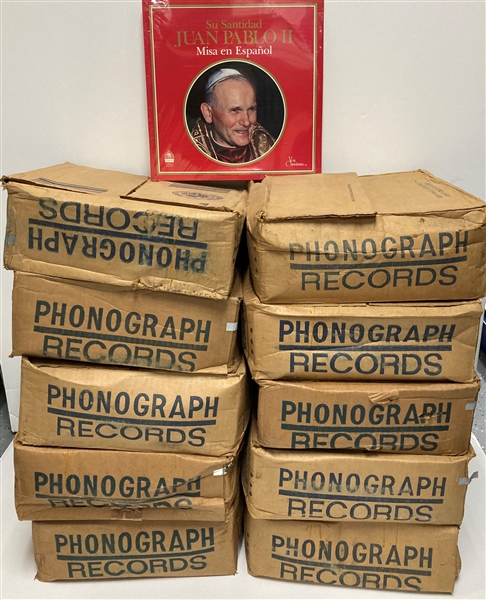 1979 Pope John Paul II Polish Catholic Mass Vinyl Records (Lot of 200+)