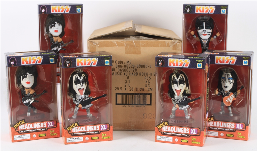 1990s Kiss Rock Headliners Figures w/ Original Box