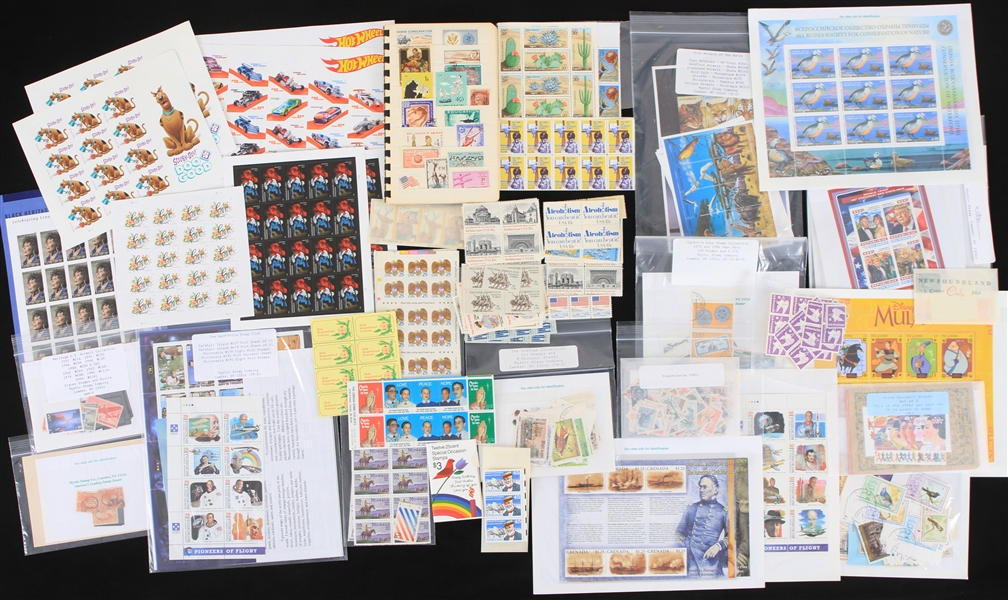 1900s-2000s Massive Postage Stamp Collection - Lot of Thousands