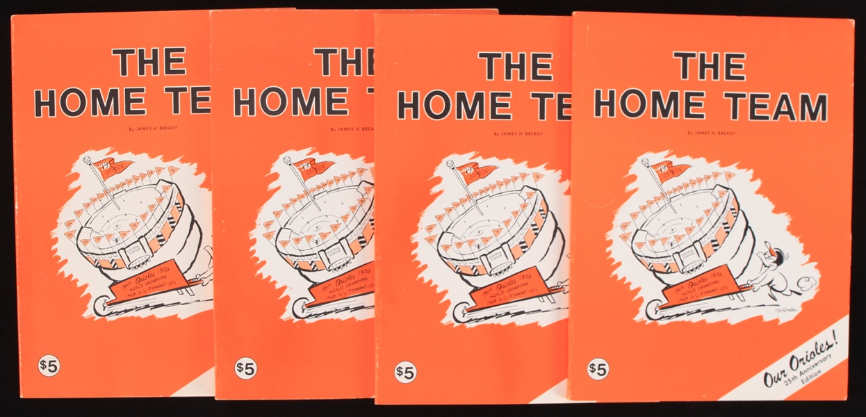 1979 Baltimore Orioles The Home Team Franchise Encyclopedias - Lot of 4