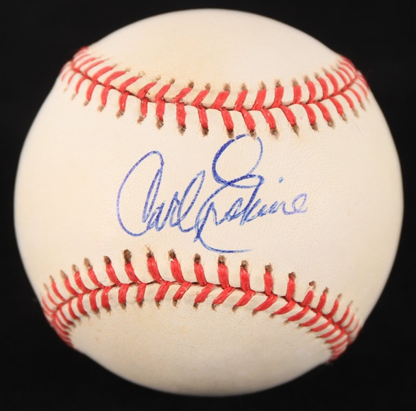 1995-99 Carl Erskine Brooklyn Dodgers Signed ONL Coleman Baseball (JSA)