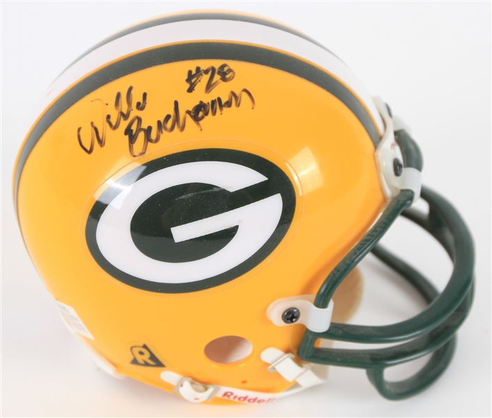 2000s Willie Buchanon Green Bay Packers Signed Mini Helmet (JSA)