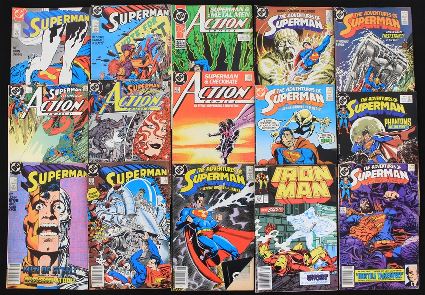 1970s-80s Comic Book Collection - Lot of 33 w/ Superman, Action Comics, Iron Man, Conan The Barbarian, Avengers & More 