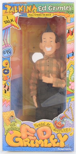 1989 Ed Grimley Talking Tyco Doll w/ Original 10x21 Box 