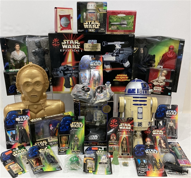 1990s-2010s Star Wars Episode I Figures, Toys, Ornaments & more (Lot of 75+)
