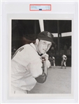 1952 Stan Musial St. Louis Cardinals Detroit News Type I Original 8x10 Photo (PSA Slabbed)