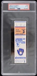 1982 Milwaukee Brewers vs Los Angeles Angels ALCS Game 3 Sutton - Zahn Ticket Stub (PSA EX-MT 6)