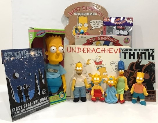 1990 The Simpsons Figures, Doll & more (Lot of 12)