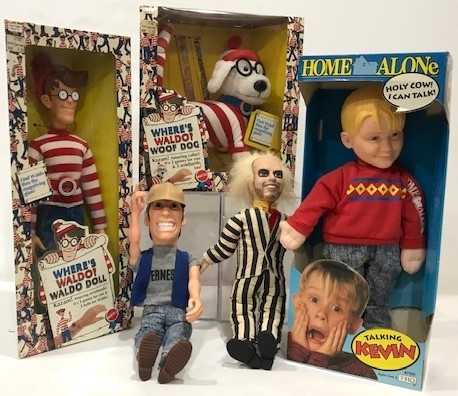 1989-1991 Wheres Waldo, Home Alone, Beetlejuice Figures & more (Lot of 5)