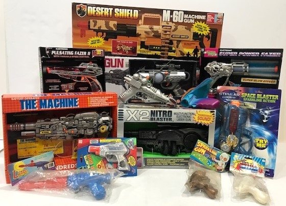 1990-1996 Space Guns Including Space Blaster, Super Power Fazer, & more (Lot of 10+) 