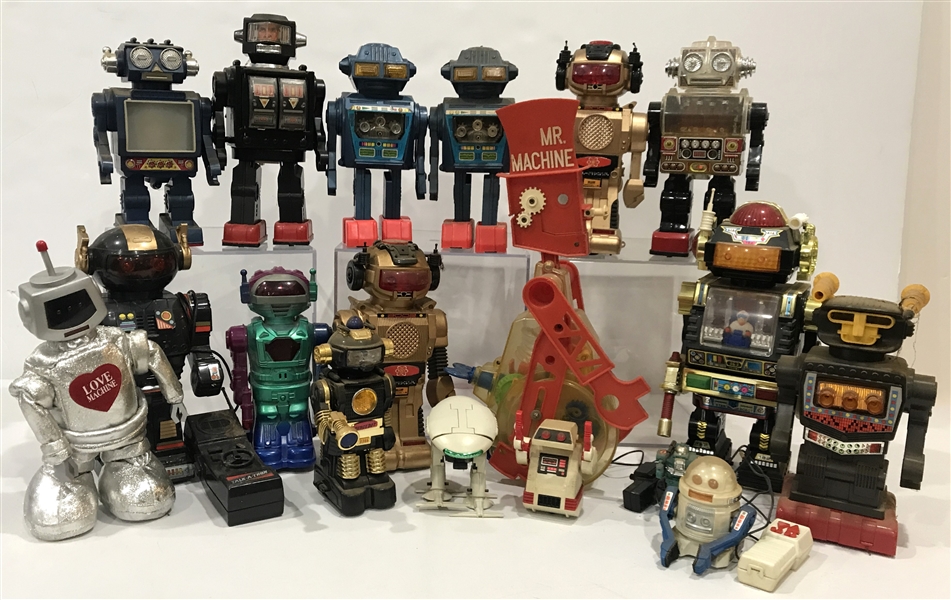 Vintage Robot Toys Including Mr. Robot & more (Lot of 15)