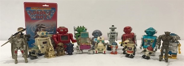 Robot Toys Including Spark-E Bot and more (Lot of 17)