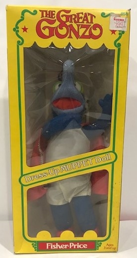 1982 The Great Gonzo Muppets Fisher Price Boxed Doll