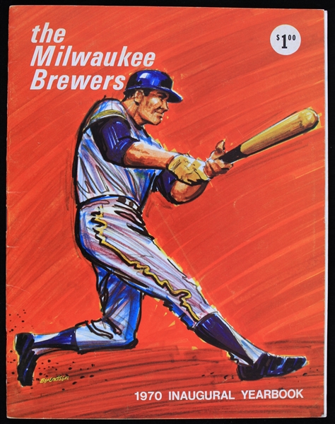 1970 Milwaukee Brewers Inaugural Yearbook