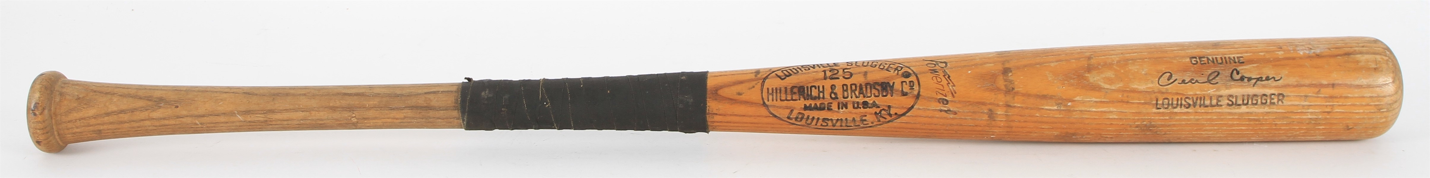 1969-72 Cecil Cooper Boston Red Sox (A/AA Ball) & (Major League Debut) H&B Louisville Slugger Professional Model Game Used Bat (MEARS LOA) MEARS LOA