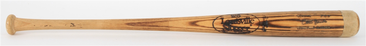 1981-1983 Chris Bando Cleveland Indians Louisville Slugger Game Used Bat (MEARS LOA)