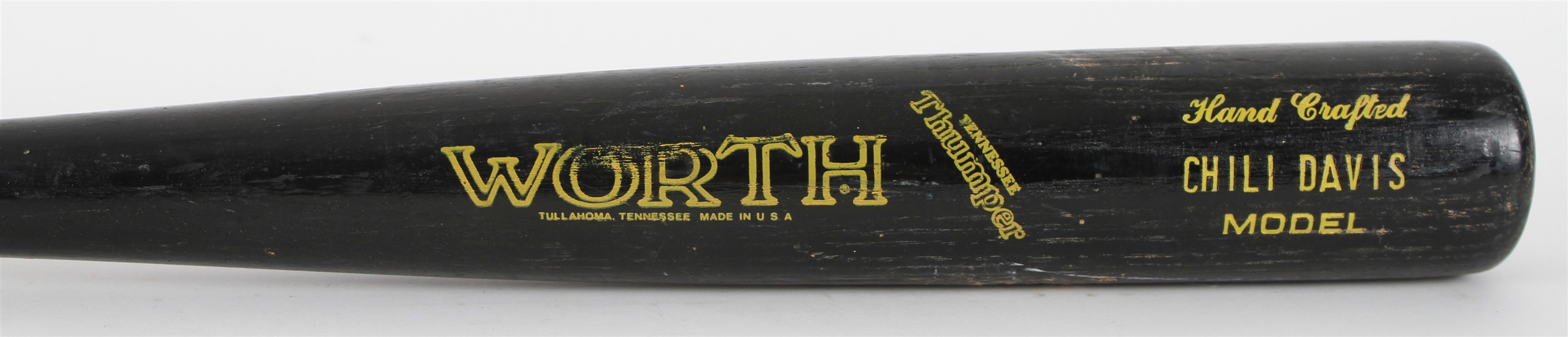 1983-87 Chili Davis San Francisco Giants Worth Professional Model Game Used Bat (MEARS LOA)