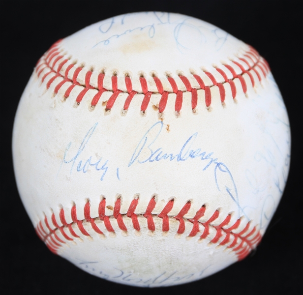 1979 Milwaukee Brewers Team Signed OAL MacPhail Baseball w/ 15 Signatures Including Robin Yount, Sixto Lezcano, George Bamberger & More (JSA)