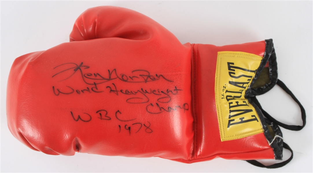 1995 Ken Norton World Heavyweight Champion Signed Everlast Boxing Glove (JSA)