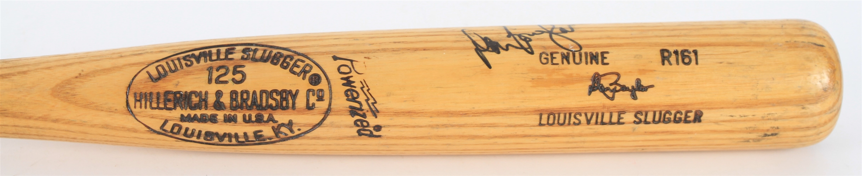 1978-79 Don Baylor California Angles Signed H&B Louisville Slugger Professional Model Game Used Bat (MEARS LOA/JSA)