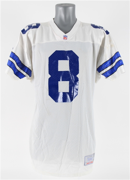 1993 Troy Aikman Dallas Cowboys Home Jersey (MEARS A5)