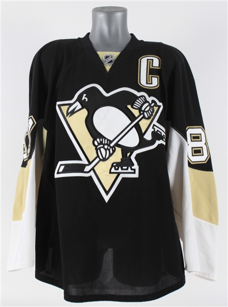 2015-16 Sidney Crosby Pittsburgh Penguins Home Jersey (MEARS A5)
