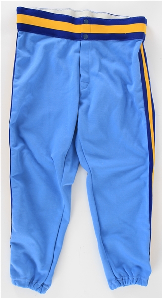 1980-84 Milwaukee Brewers Style Road Uniform Pants