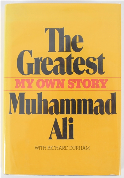 1975 Muhammad Ali World Heavyweight Champion Signed The Greatest Hardcover Book (JSA)