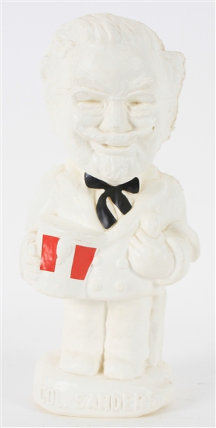 1970s Colonel Sanders Kentucky Fried Chicken 10" Molded Coin Bank Figure