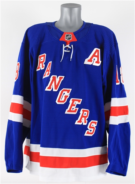 2019 (October 3) Marc Staal New York Rangers Opening Night Game Worn Home Jersey (MEARS A10/Fanatics)