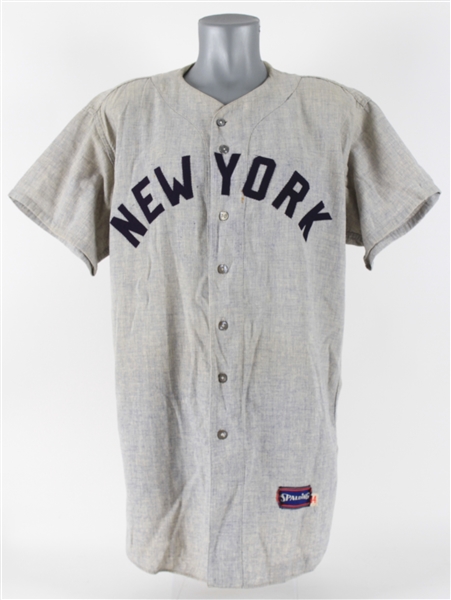 1961 Billy Gardner New York Yankees Game Worn Road Jersey (MEARS LOA)