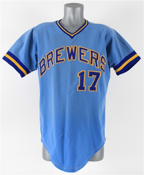 1972 Paul Ratliff / Joe Azcue Milwaukee Brewers Game Worn Road Jersey (MEARS LOA)