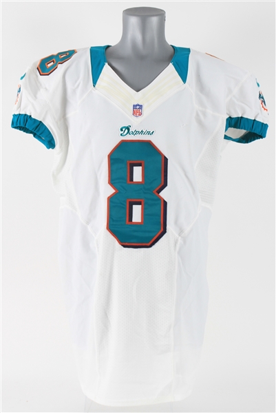 2012 Matt Moore Miami Dolphins Game Worn Road Jersey (MEARS LOA)