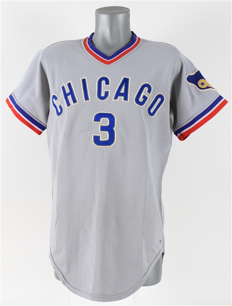 1972 Larry Jansen Chicago Cubs Game Worn Road Jersey (MEARS LOA)
