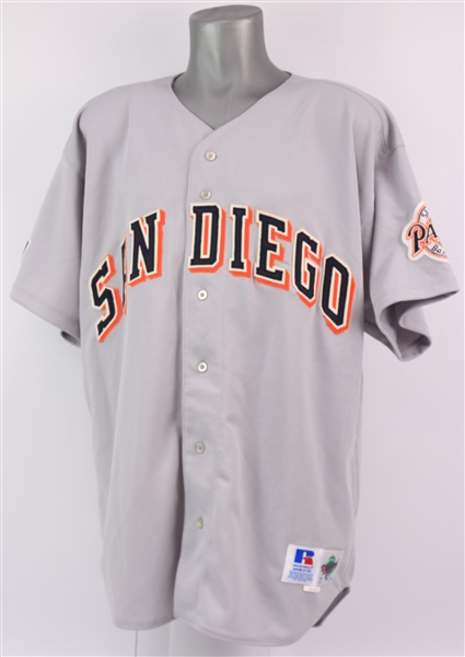 2001 Phil Nevin San Diego Padres Signed All Star Game Road Jersey (MEARS A5/JSA)