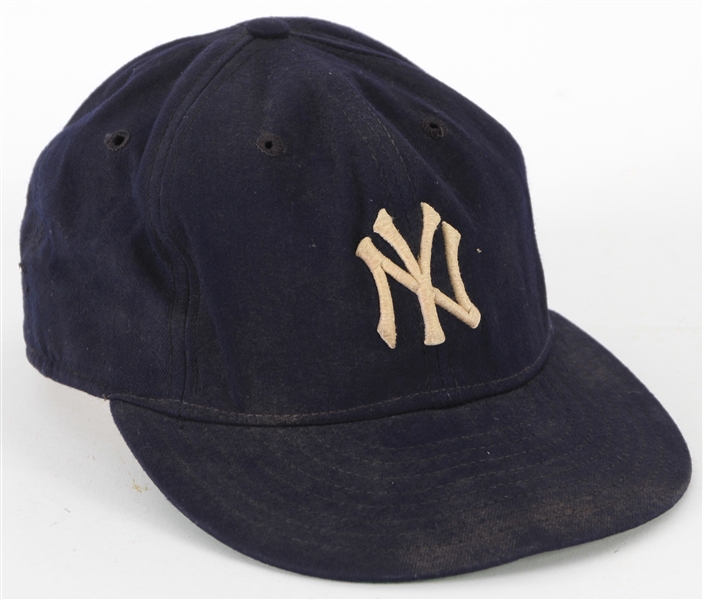 1984-87 Don Mattingly New York Yankees Signed Cap (MEARS LOA/JSA)