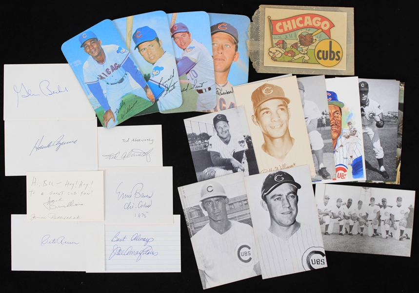 1950-60s Chicago Cubs Memorabilia and Autograph Collection  (Lot of 22)(JSA)