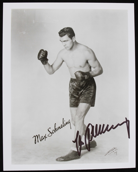 1930-1932 Max Schmeling World Heavyweight Champion Signed 8x10 Photo (JSA)