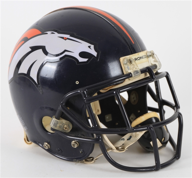 1990s Denver Broncos Game Worn Helmet (MEARS LOA)